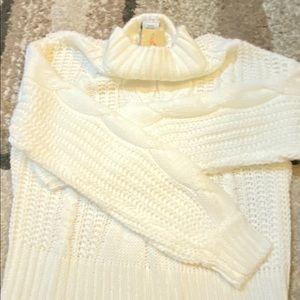 Cable knit sweater